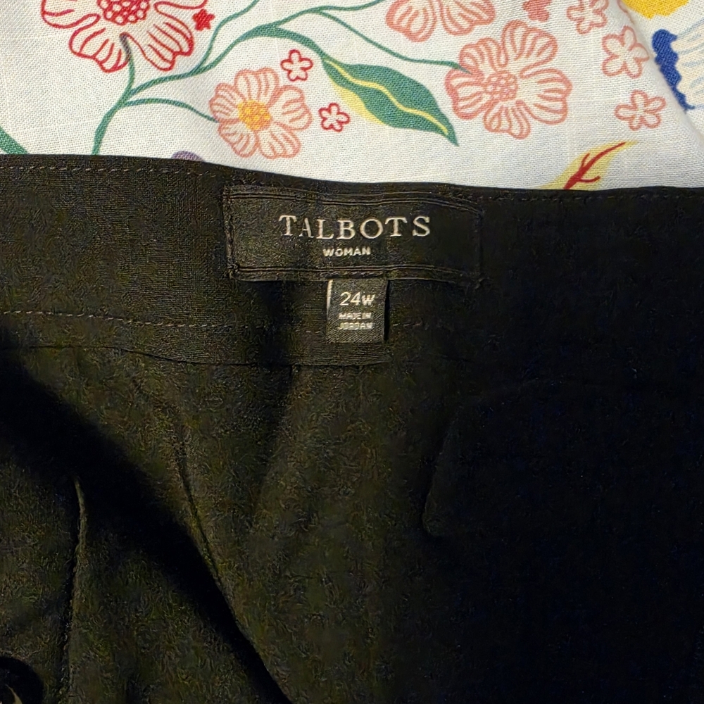 Talbots Black Dress Pants